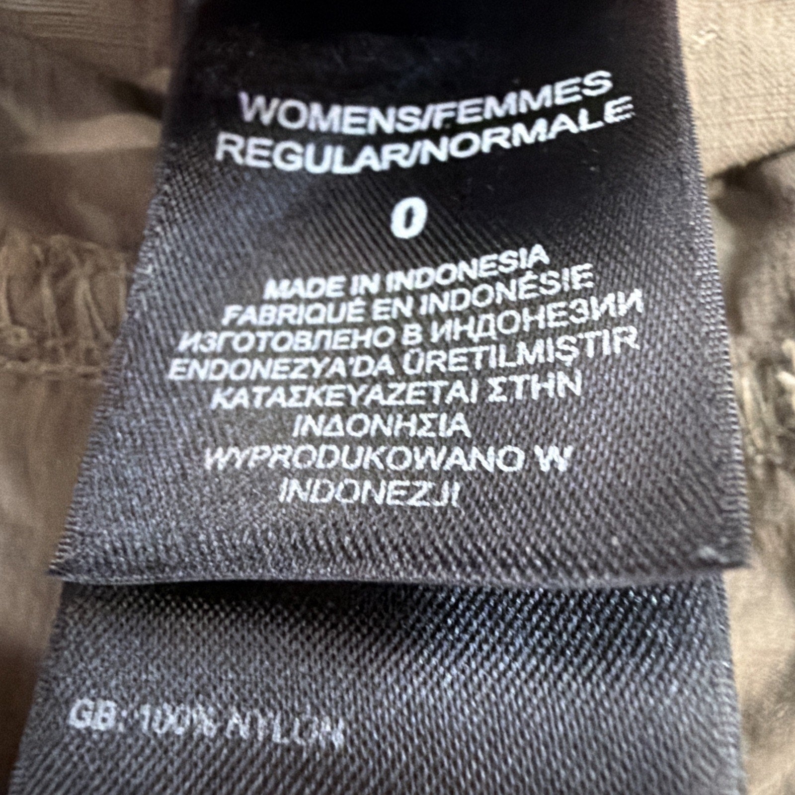The North Face Pants Womens 28x31 Brown Nylon Roll Up Hiking Stow Pocket Ripstop
