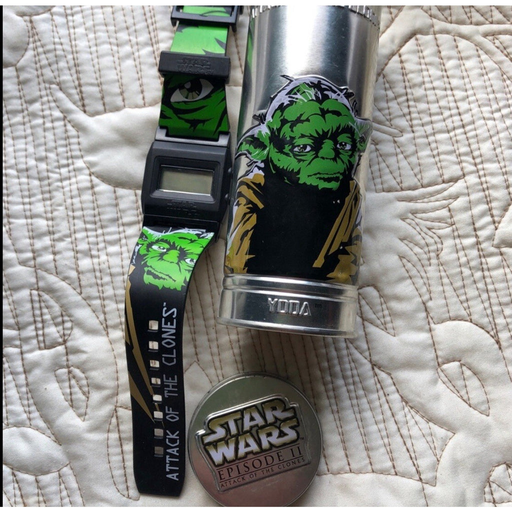 2005 STAR WARS YODA - COUNT DOOKU LOGO WATCH GREAT FOR ANY COLLECTION!