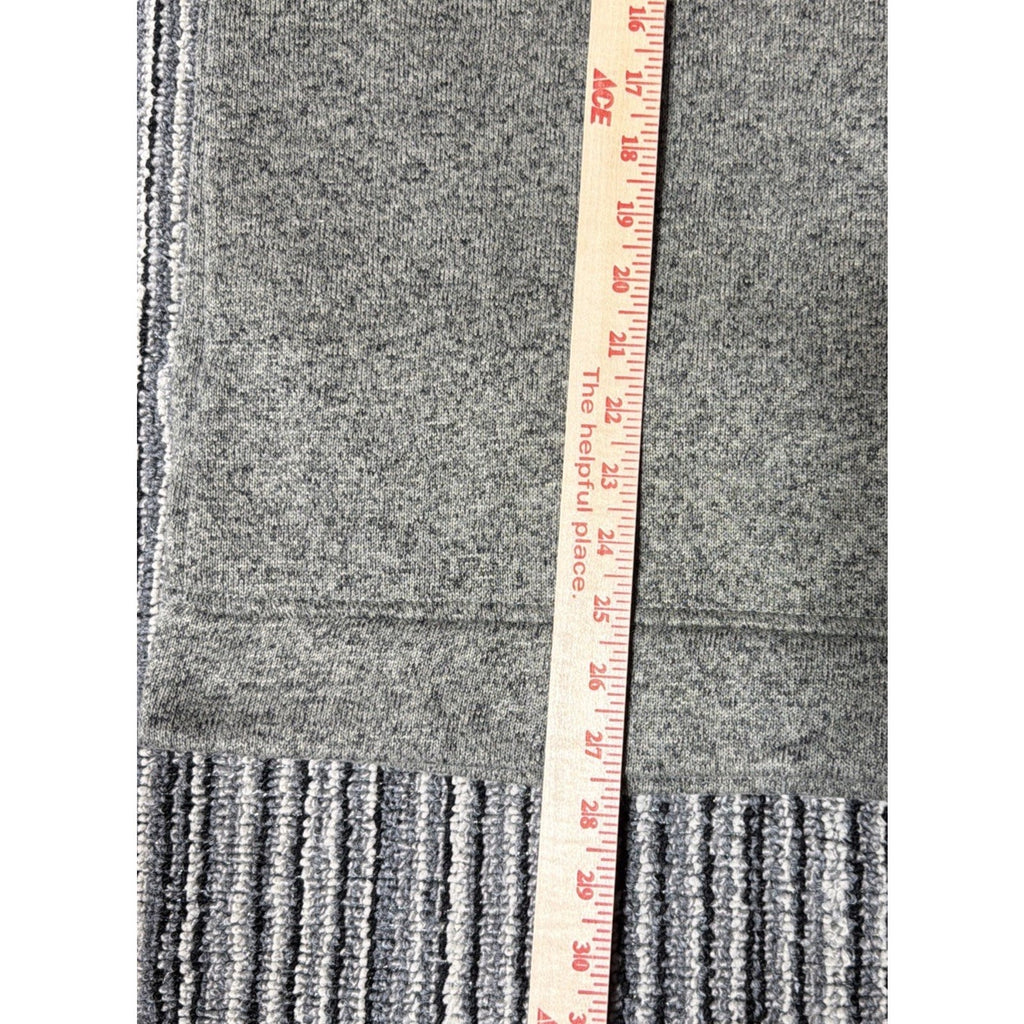 Eddie Bauer Radiator 1/4 Snap Mens Large Biege Fleece Snap Pullover Mock Neck