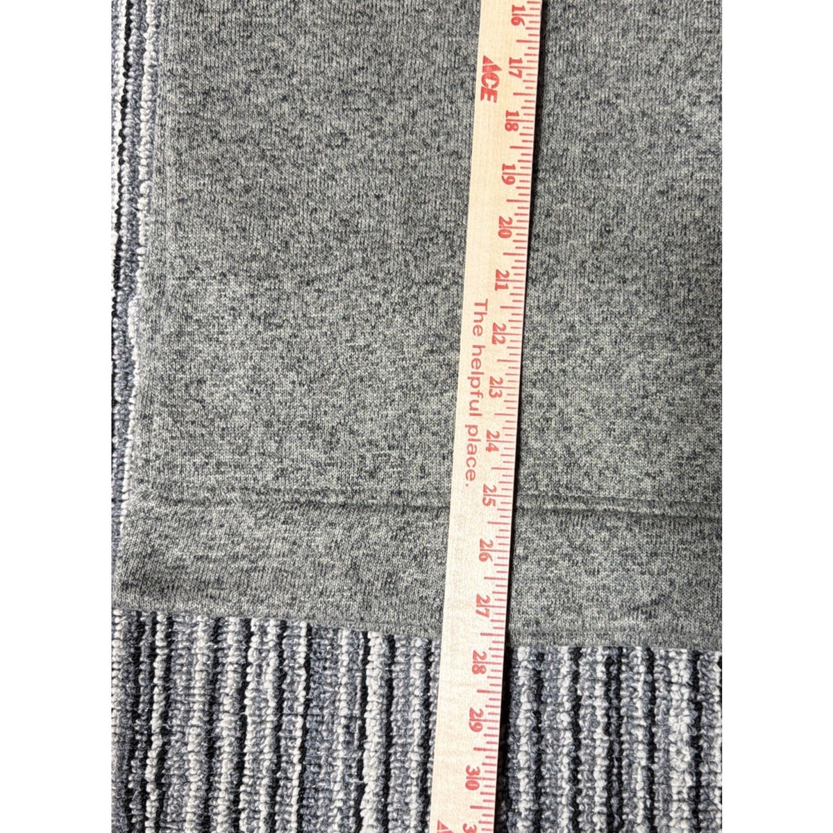 Eddie Bauer Radiator 1/4 Snap Mens Large Biege Fleece Snap Pullover Mock Neck