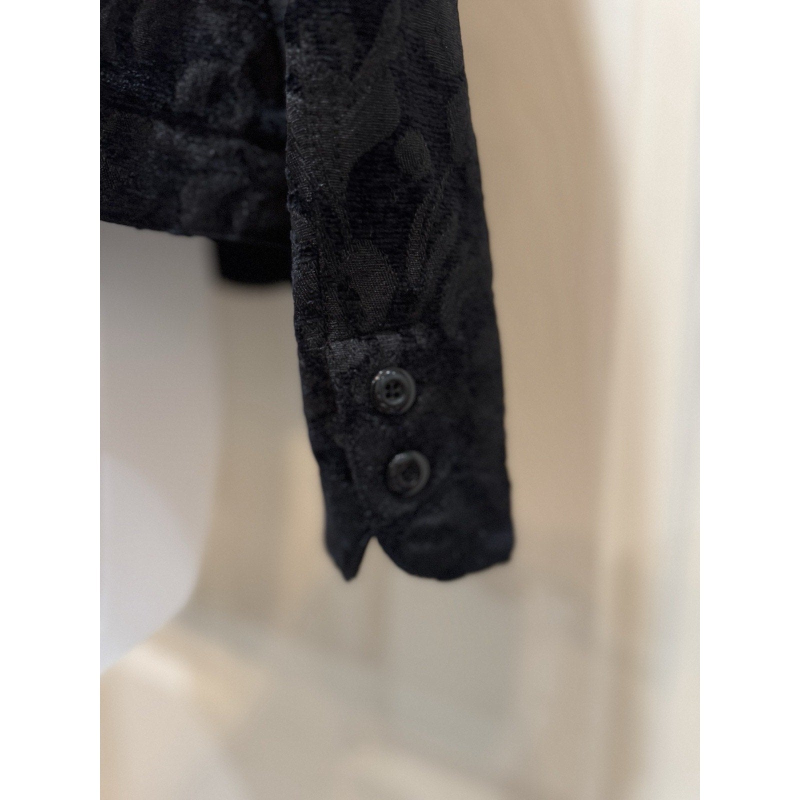 Croft & Barrow Brushed Corduroy Blazer Jacket Women's Large Black