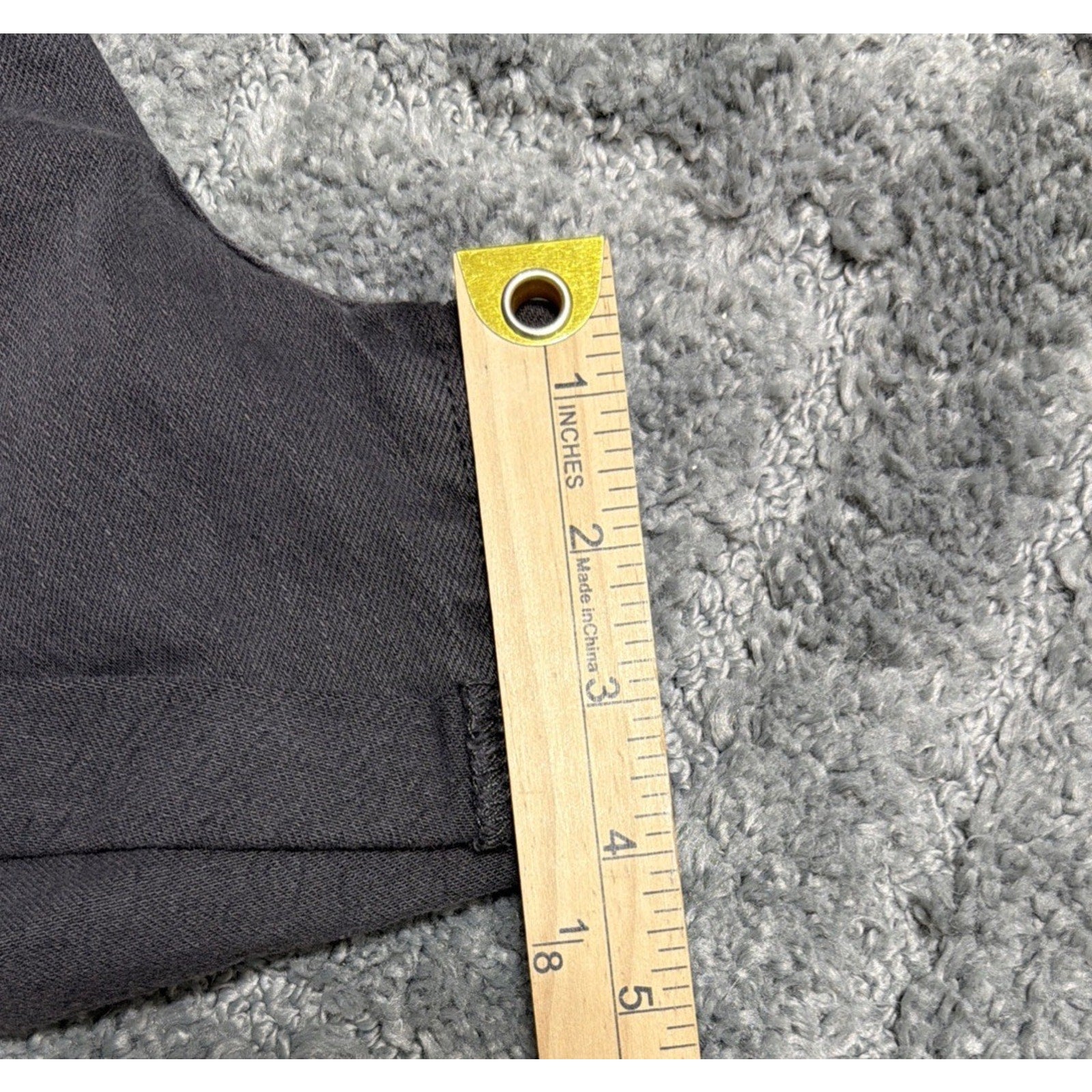 American Eagle Low Rise Denim Tomgirl Gray Shorts Womens Sz 6 New