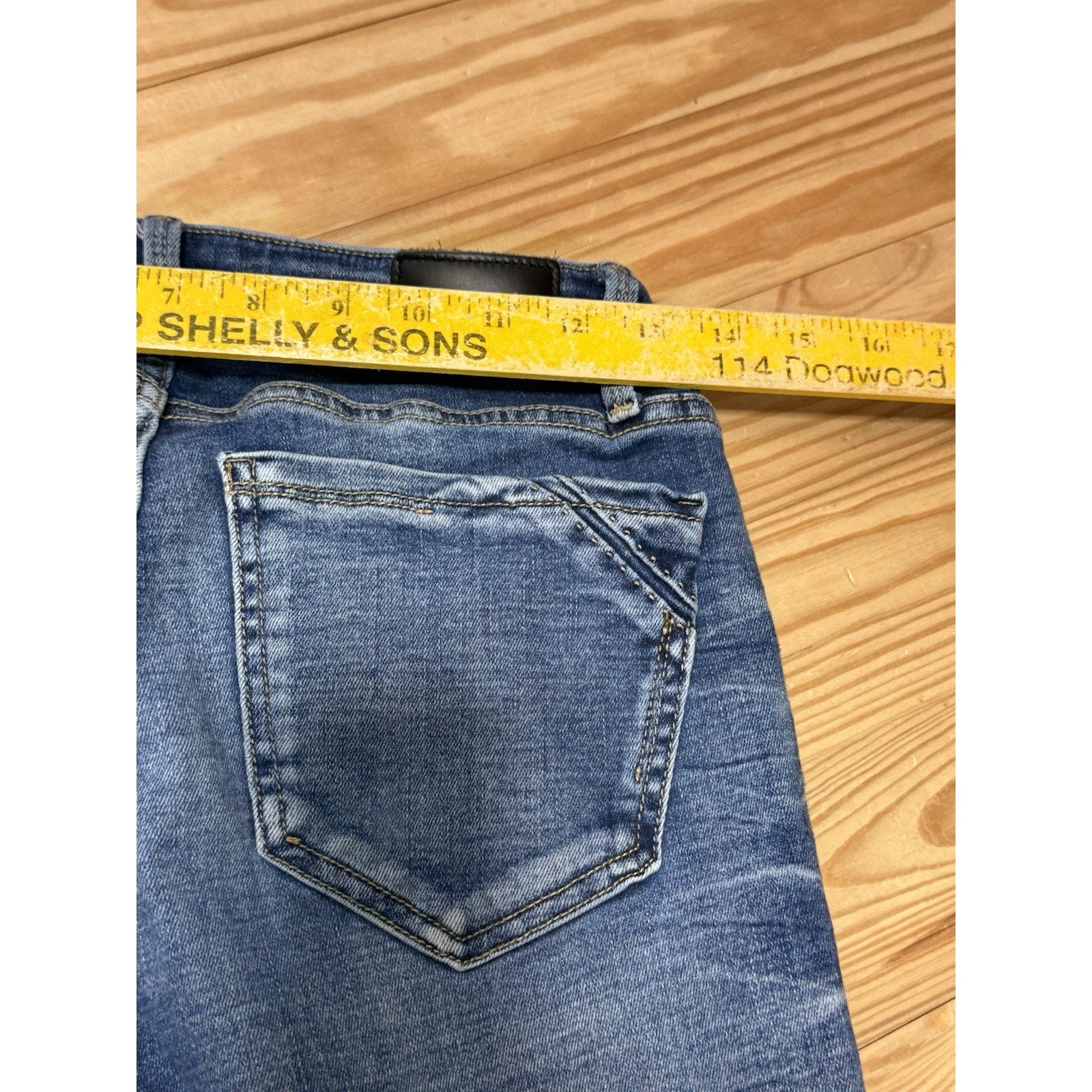 Buckle Black Fit No. 53 Straight Leg Blue Denim Stretch Jeans Women’s Size 26X34