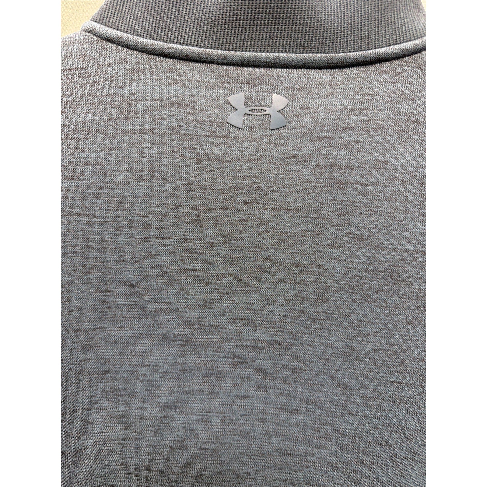 Under Armour Mens 1/4 Zip Sweater Fleece Storm Loose Coldgear Blue 2XL EUC