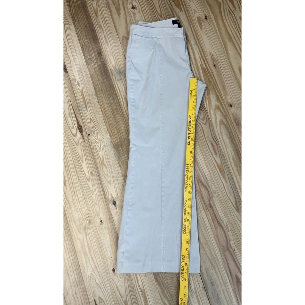 EXPRESS Stretch Low-Slung Flare Khaki Pants Size 13/14