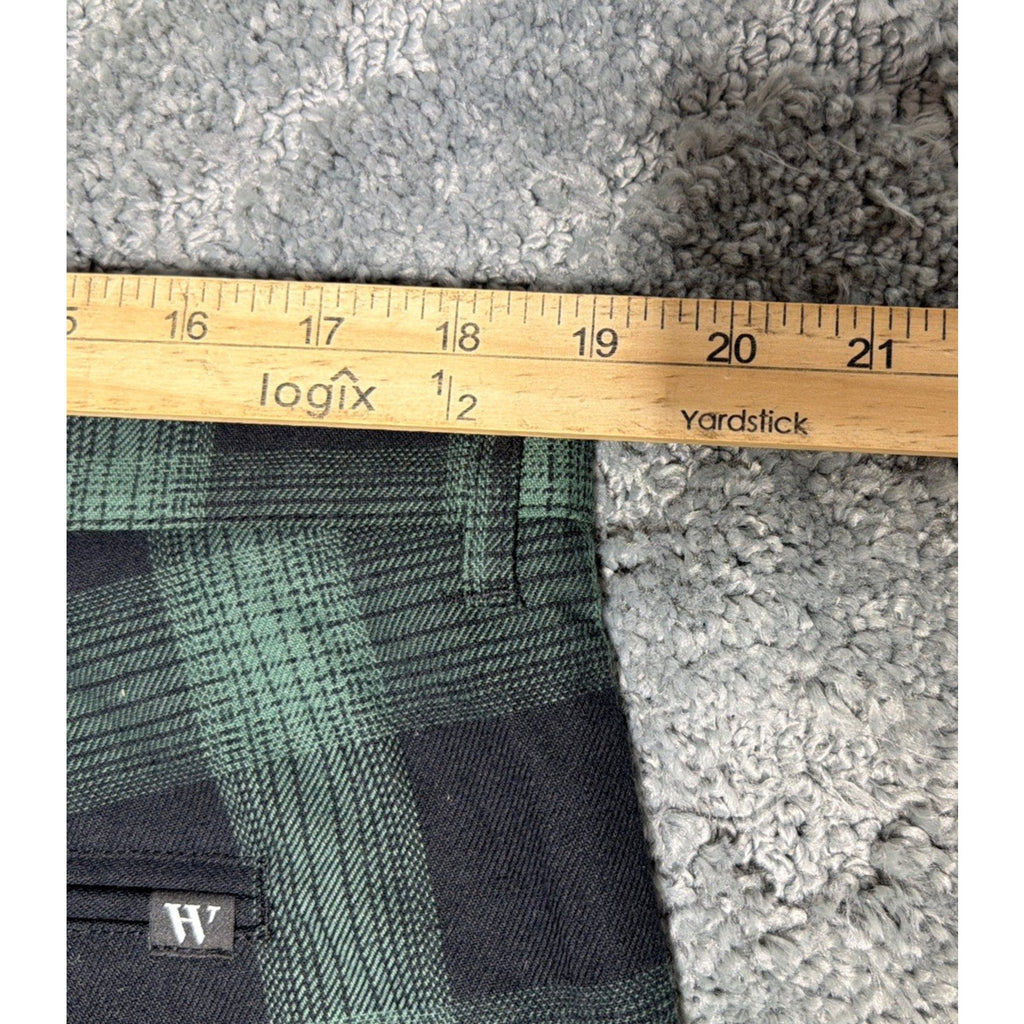 Houston White Adult Plaid Tailored Suit Pants - Green 38x30 Measure 38x28