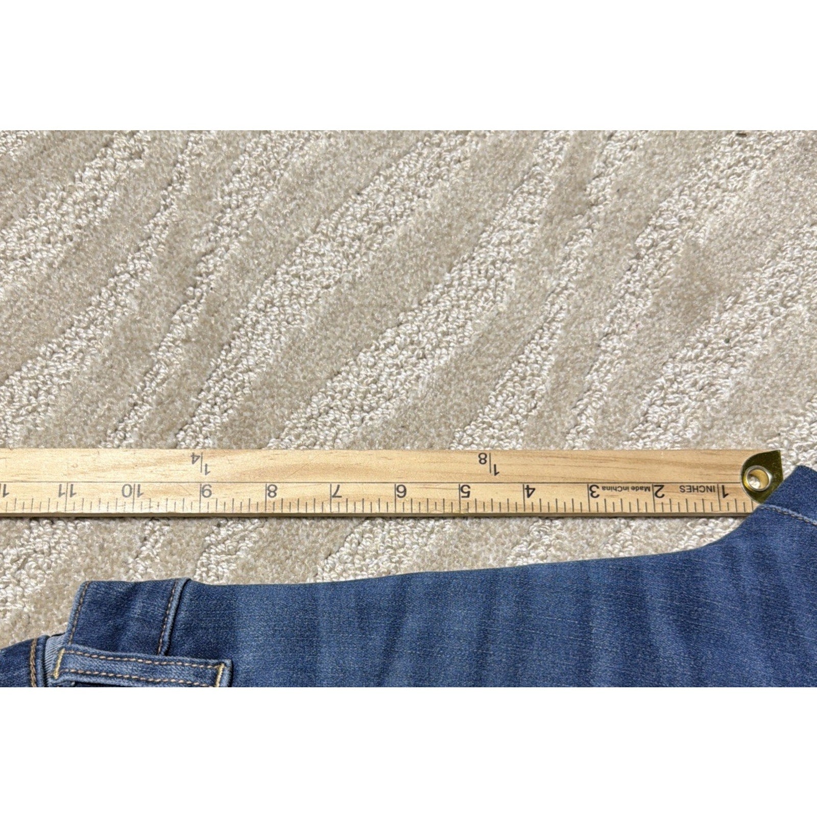 American Eagle Women's The Dream Jean Super Hi-Rise Stretch Denim Blue Jeans