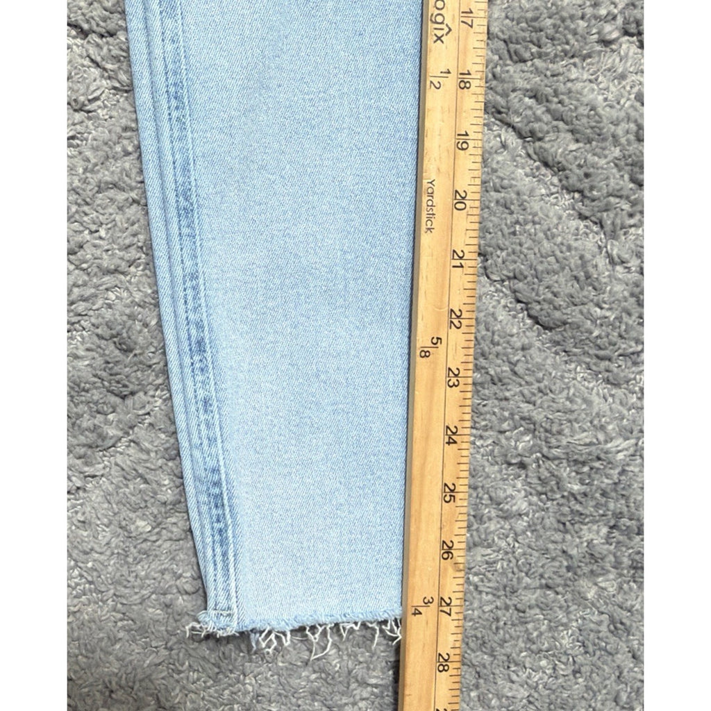 Free People Denim Jeans Women’s High Waist Skinny Size 28 Raw Hem