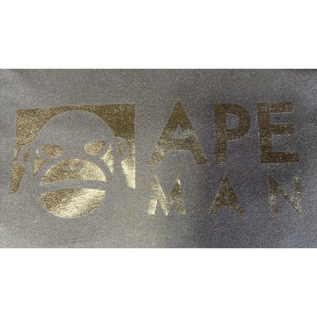 Apeman Strong Adult L Short Sleeve Graphic Black T-Shirt CrossFit Apr USA Made