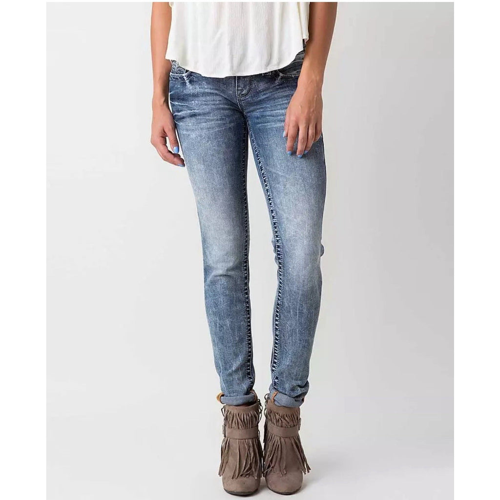 Rock Revival Alivia Skinny Jeans - Women's Size 28 Measures 30X30 1/2