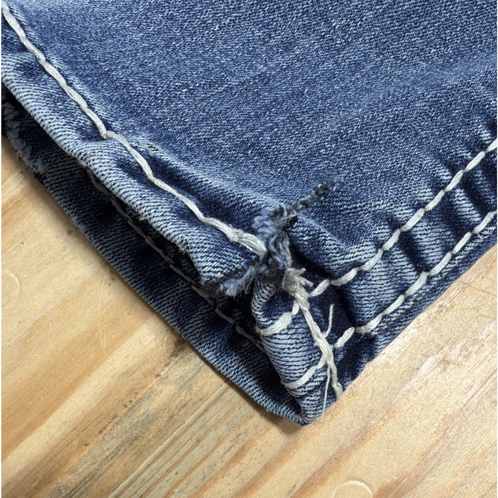 Rock Revival Noelle Bootcut Women's Denim Distressed Jeans Size 28x29