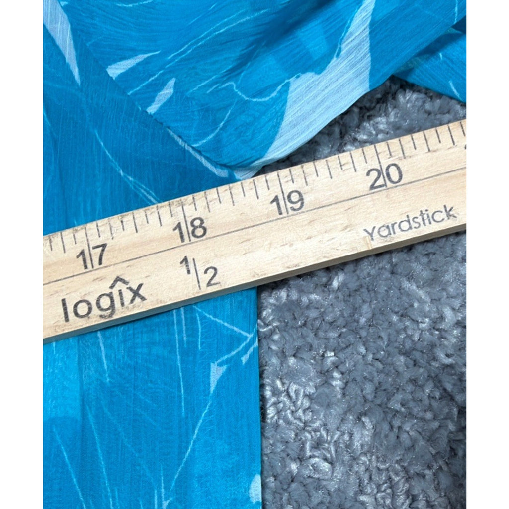 Liz Lange Kimono Tropical Floral Cover Up Size Small Bell Sleeves Beachy New