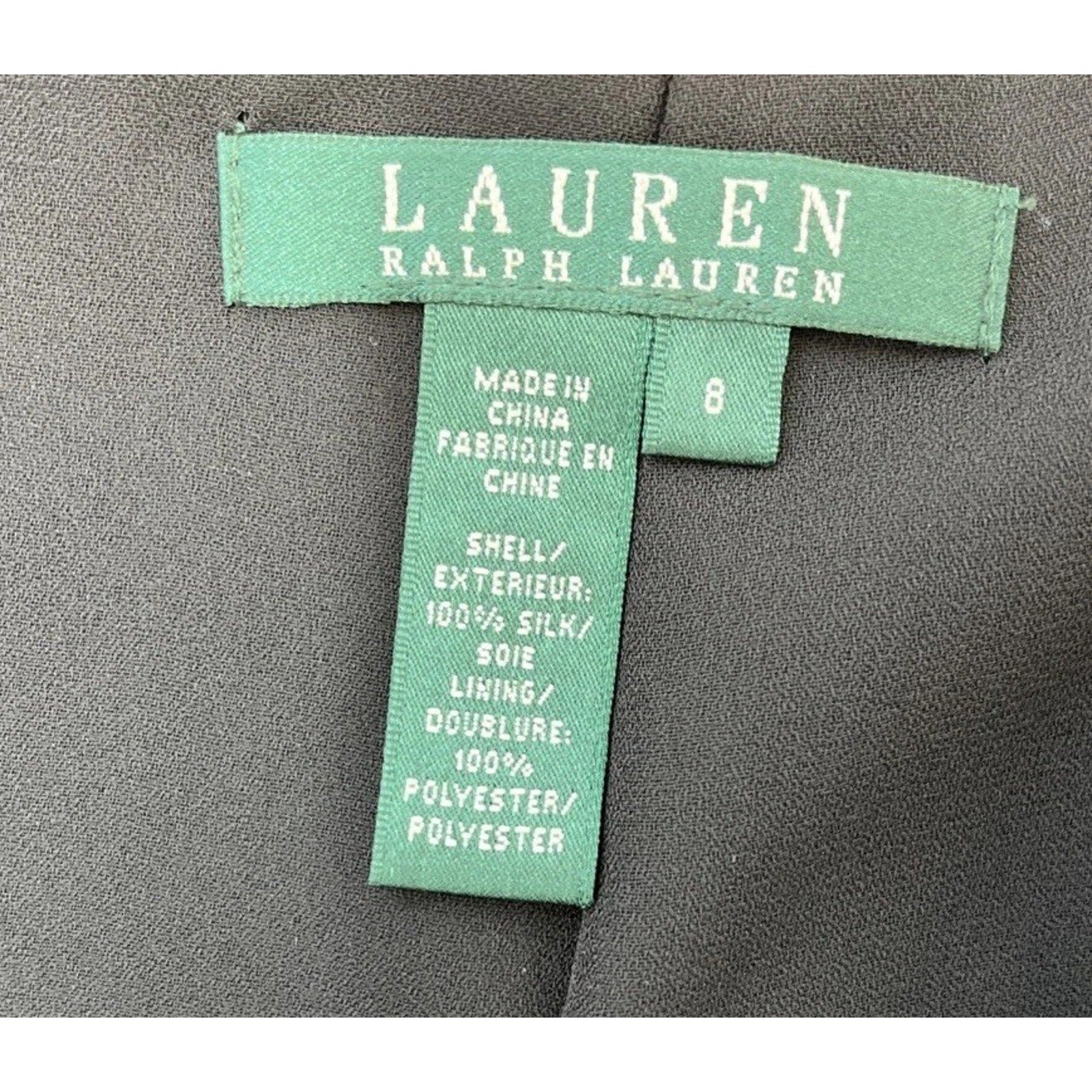 Lauren Ralph Lauren 100% Silk Lined Maxi Skirt Womens 8 Fairy Chiffon