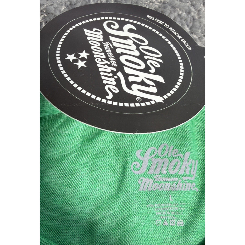 Ole Smokey Tennessee Moonshine Short Sleeve Dri Blend T Shirt Size Large New