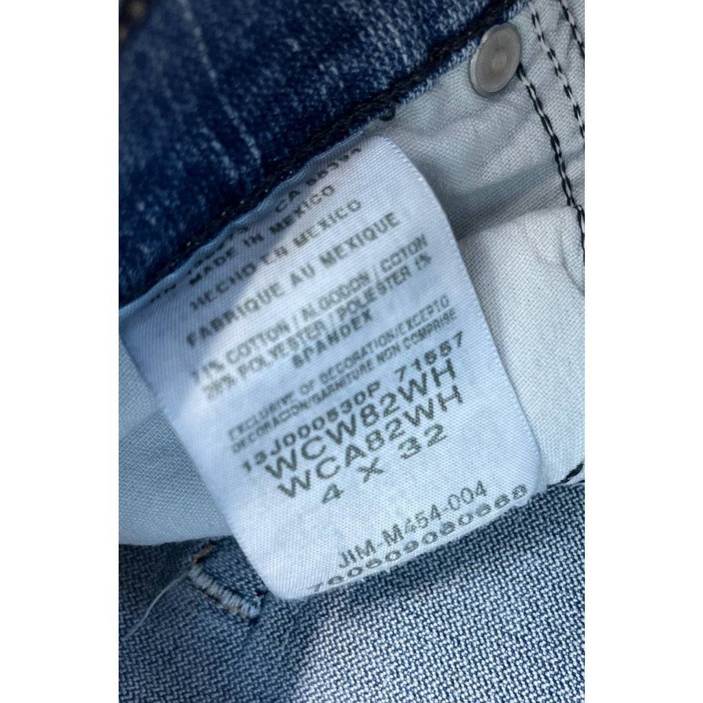 As Real As Wrangler Womens Jeans Size 4x32 Med Wash Blue Denim Bootcut