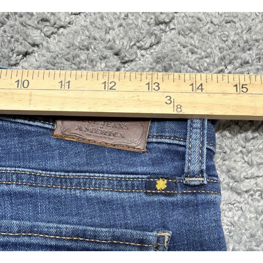 Lucky Brand Womens Sweet Boot Cut Jeans Blue Pockets Denim 4/27