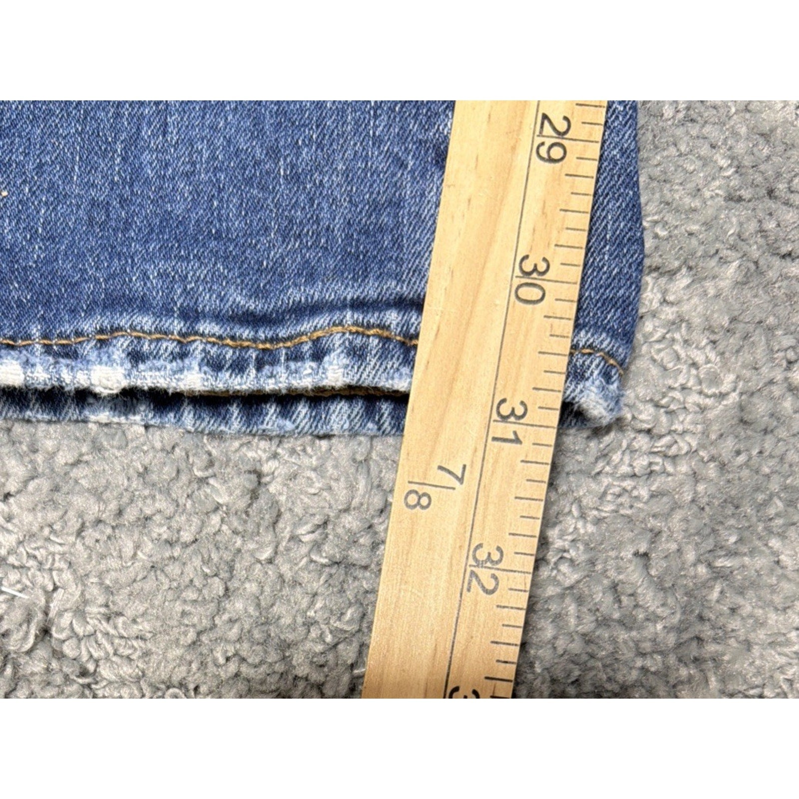 Levis Premium 541 Big E Athletic Taper Denim Jeans Mens 30 x 32 Selvedge