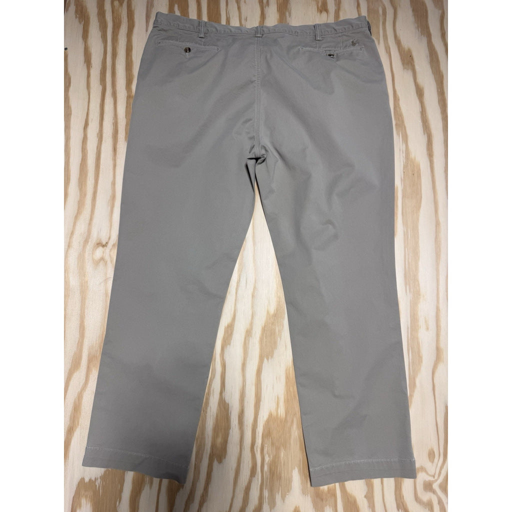 Polo Ralph Lauren Mens 46x30 Stretch Classic Fit Chino Pants Khaki Tan Cotton
