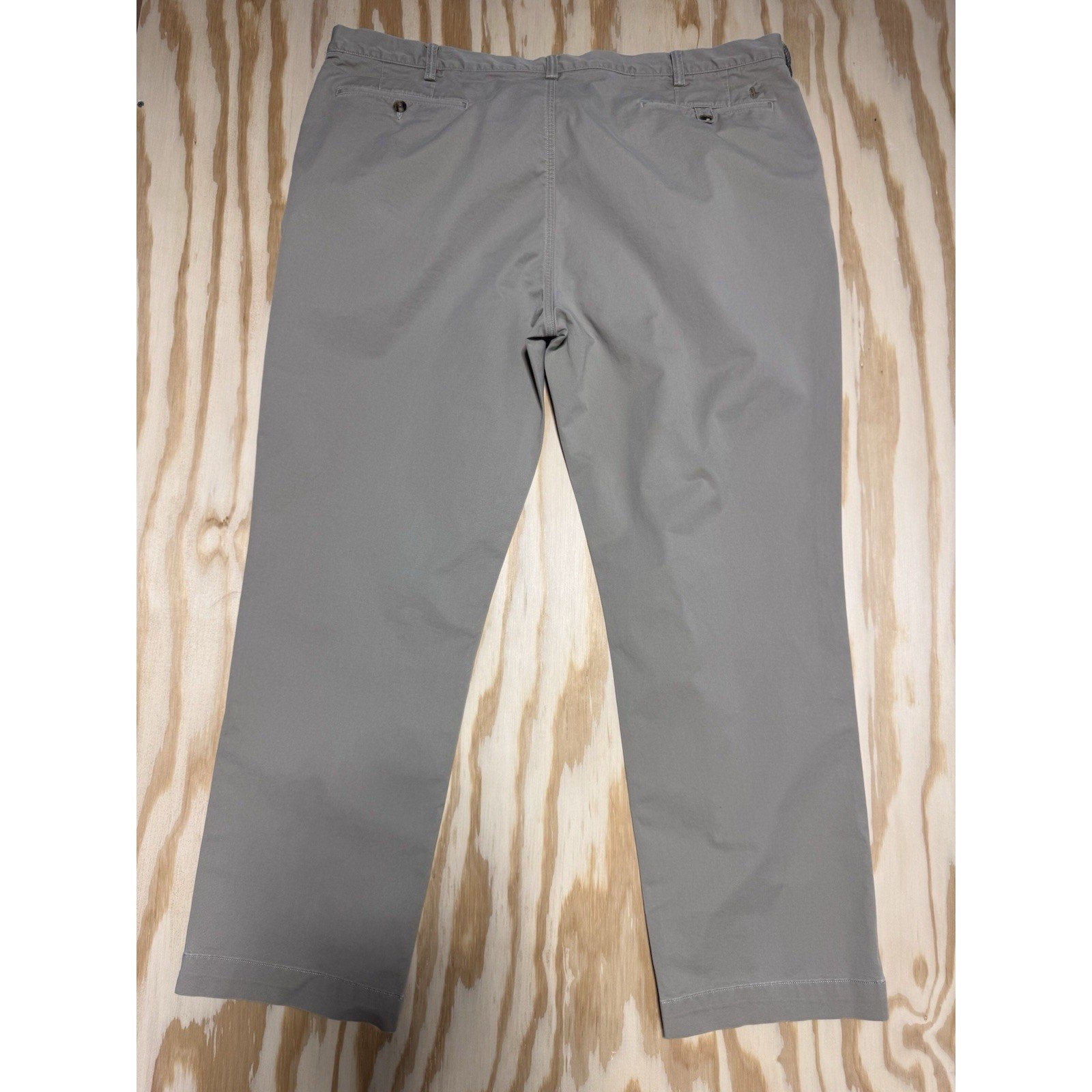 Polo Ralph Lauren Mens 46x30 Stretch Classic Fit Chino Pants Khaki Tan Cotton