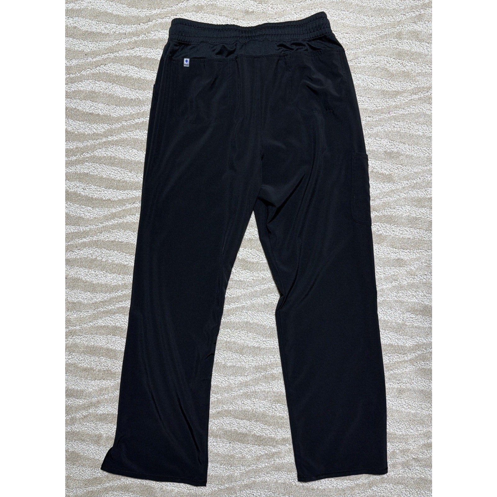 Scrubstar Unisex Drawstring Straight Leg Scrub Pant Size L Black Excellent