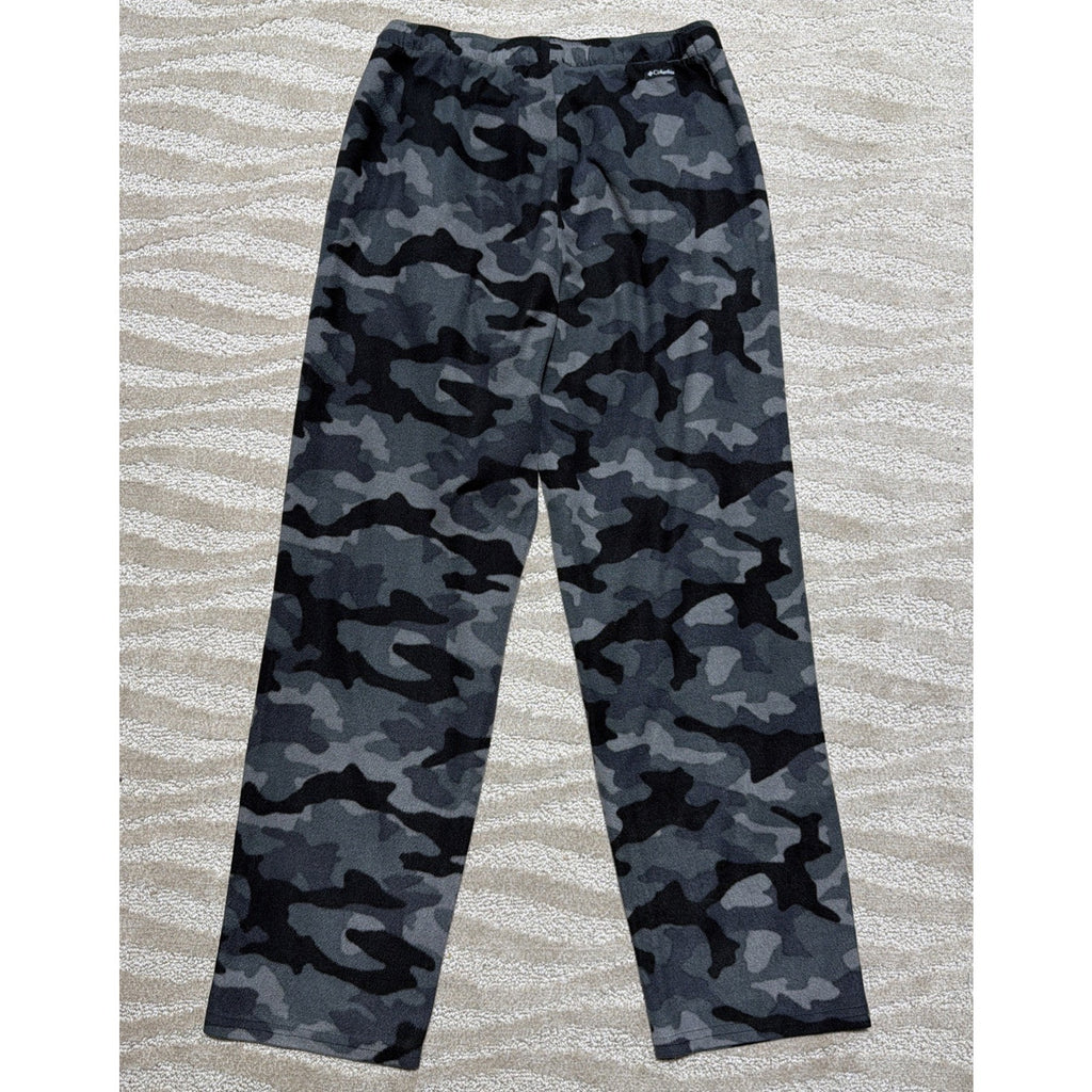 Columbia Men’s Camouflage Fleece Lounging Pajama Drawstring Pants Medium