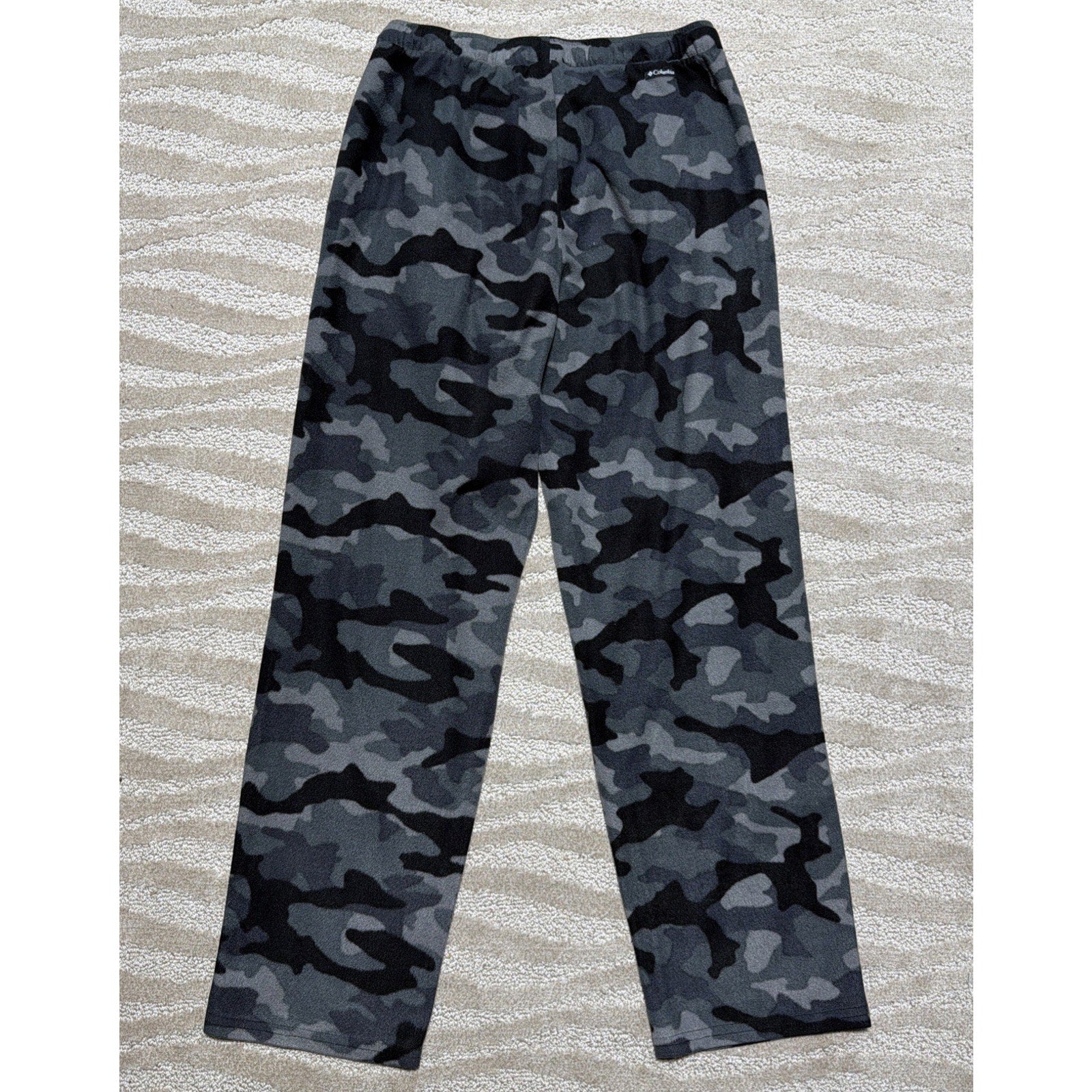 Columbia Men’s Camouflage Fleece Lounging Pajama Drawstring Pants Medium