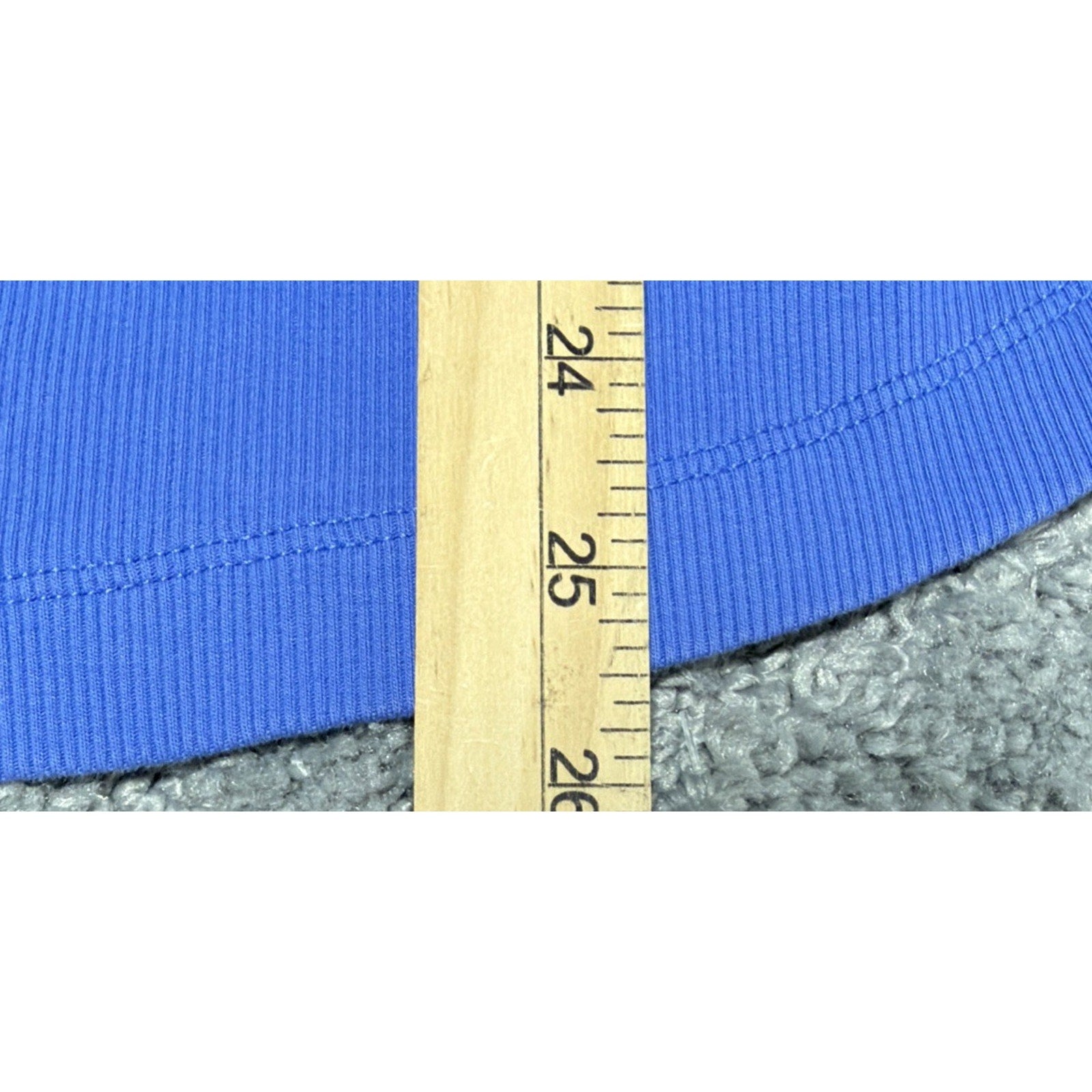 Chico’s size 3/XL Blue Romance Ribbed Knit Tank Sweater Sleeveless