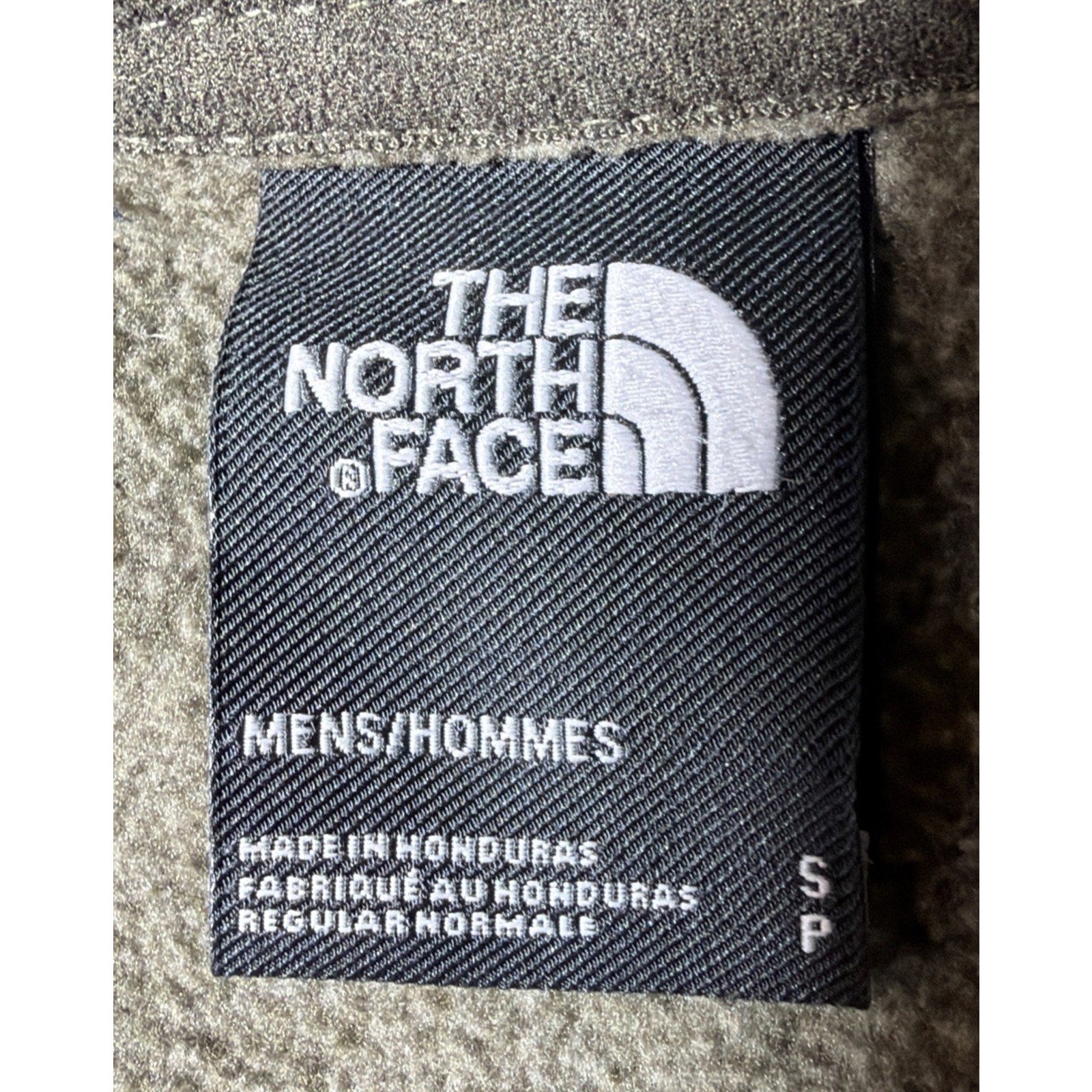 North Face Denali Fleece 1/4 Zip Pullover Men's S Olive Green Black Sweatshirt