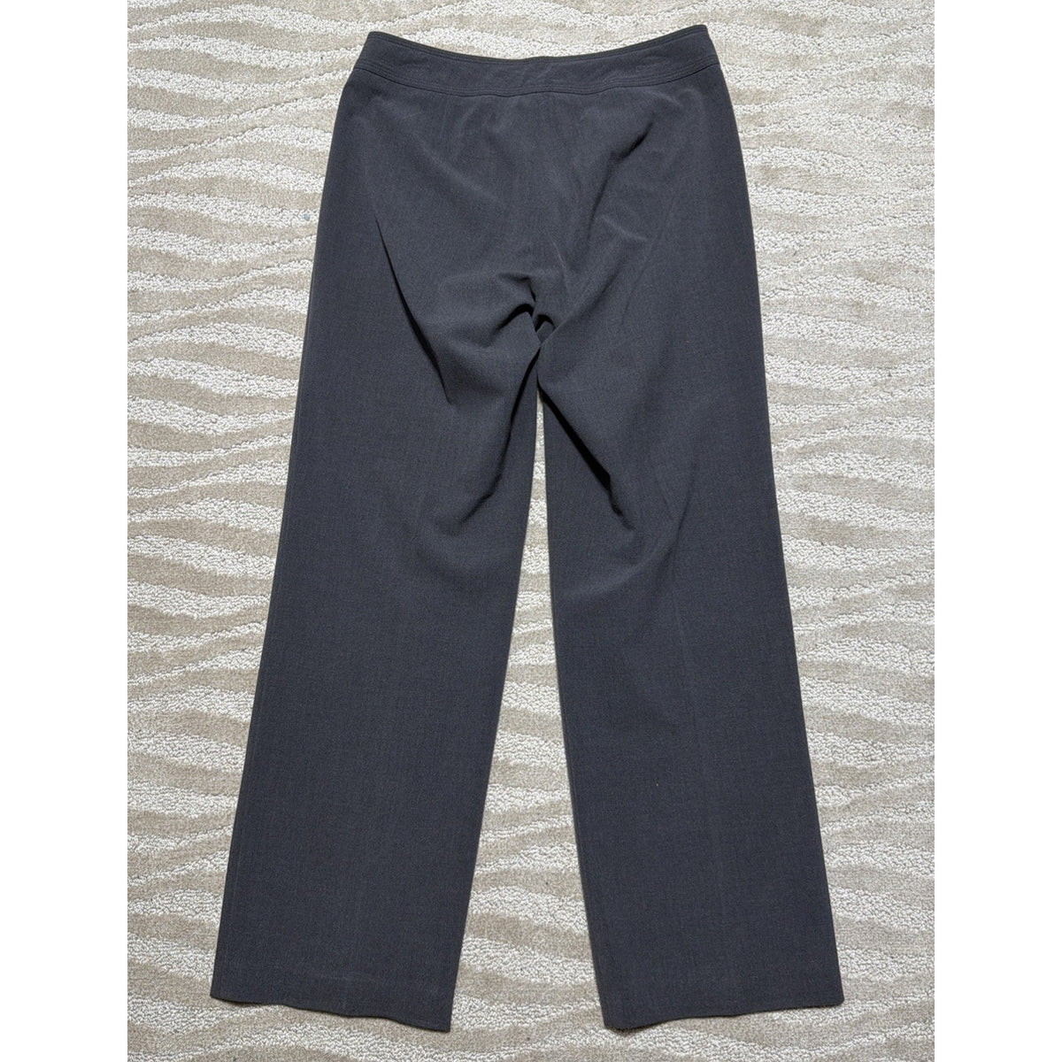 Josephine Chaus Pants Women’s 10 Gray HR Straight Leg Flat Front Office Career