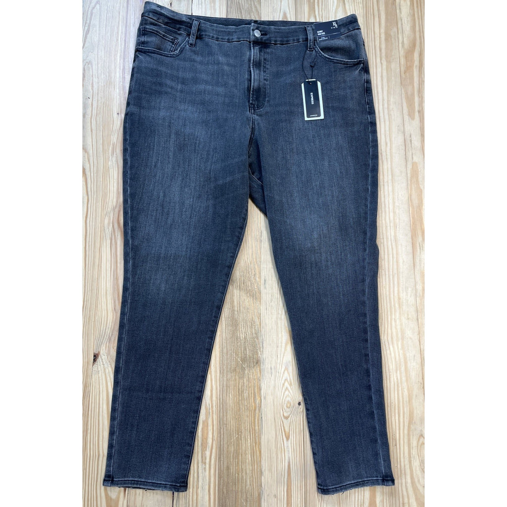 Express Skinny High Rise Ultra Hyper Stretch Jeans Size XL Short Stone Wash
