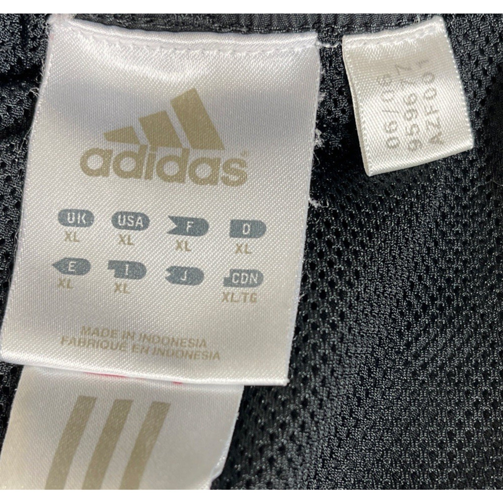 Y2K Adidas Pink Three Stripe Windbreaker Jogger Pants Zip Ankle Size XL