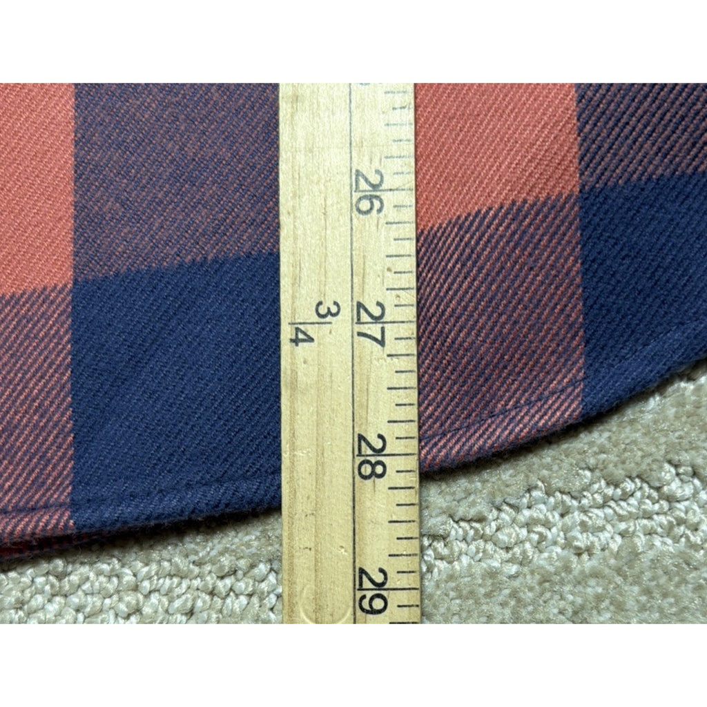 LL Bean Shirt Womens M Long Sleeve Button Down Organic Flannel Tunic NWT
