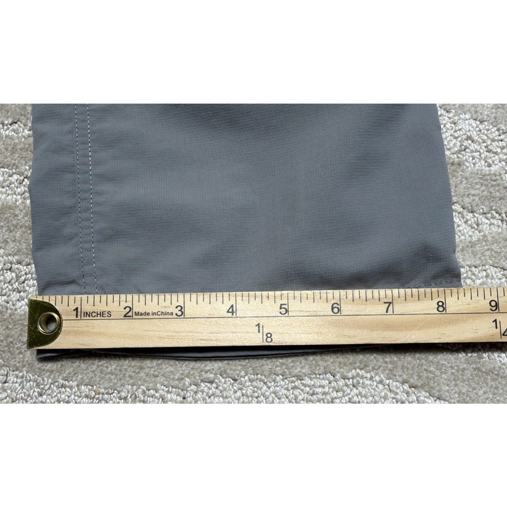 The North Face Pants Womens 28x30 Gray Nylon Roll Up Hiking Stow Pocket Ripstop