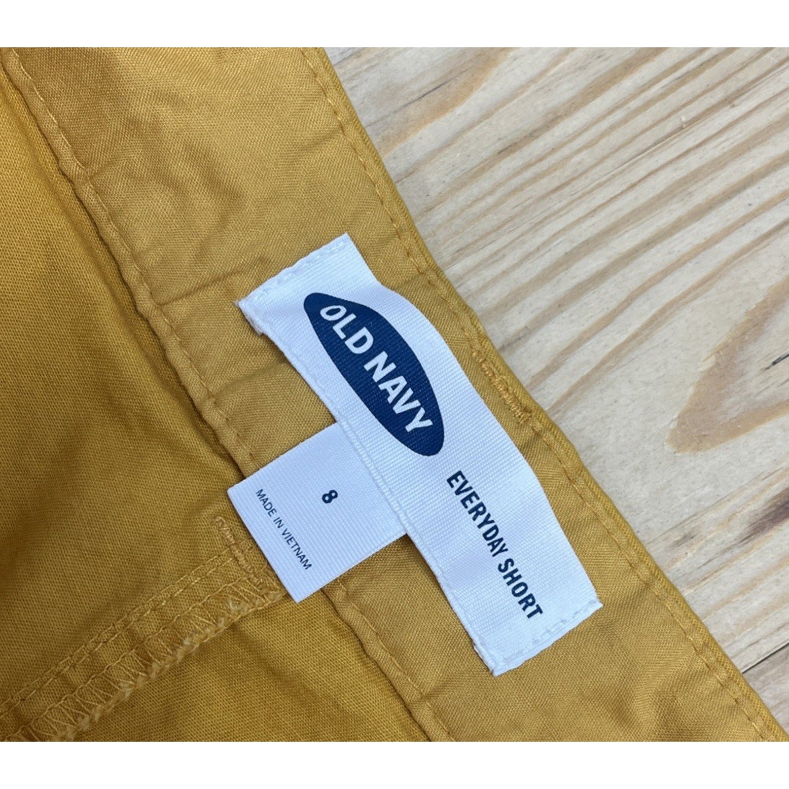 Old Navy Everyday Shorts Stretch Yellow Orange Women's 8