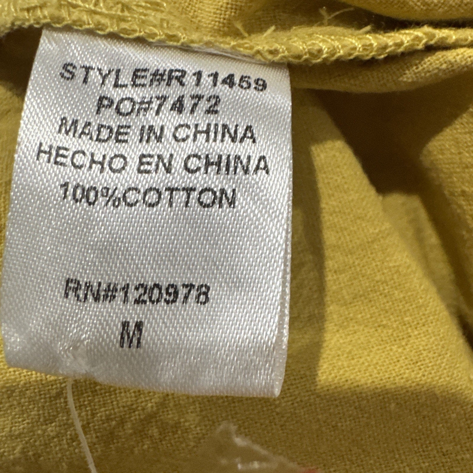 Entro Jumpsuit in Mustard Yellow Empire Waist Braided Belt Women’s Size M NWT