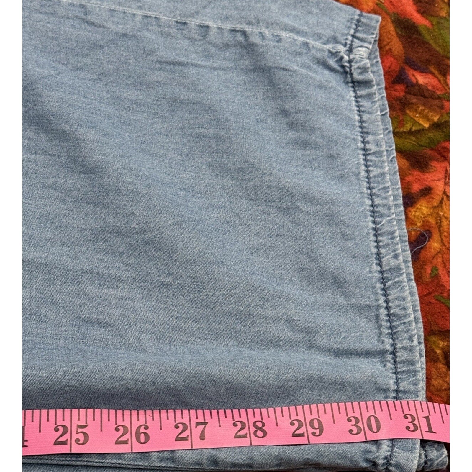 Happily Grey Wide Leg Jeans Junior's S Baggy Lightweight Skater Hipster Blue