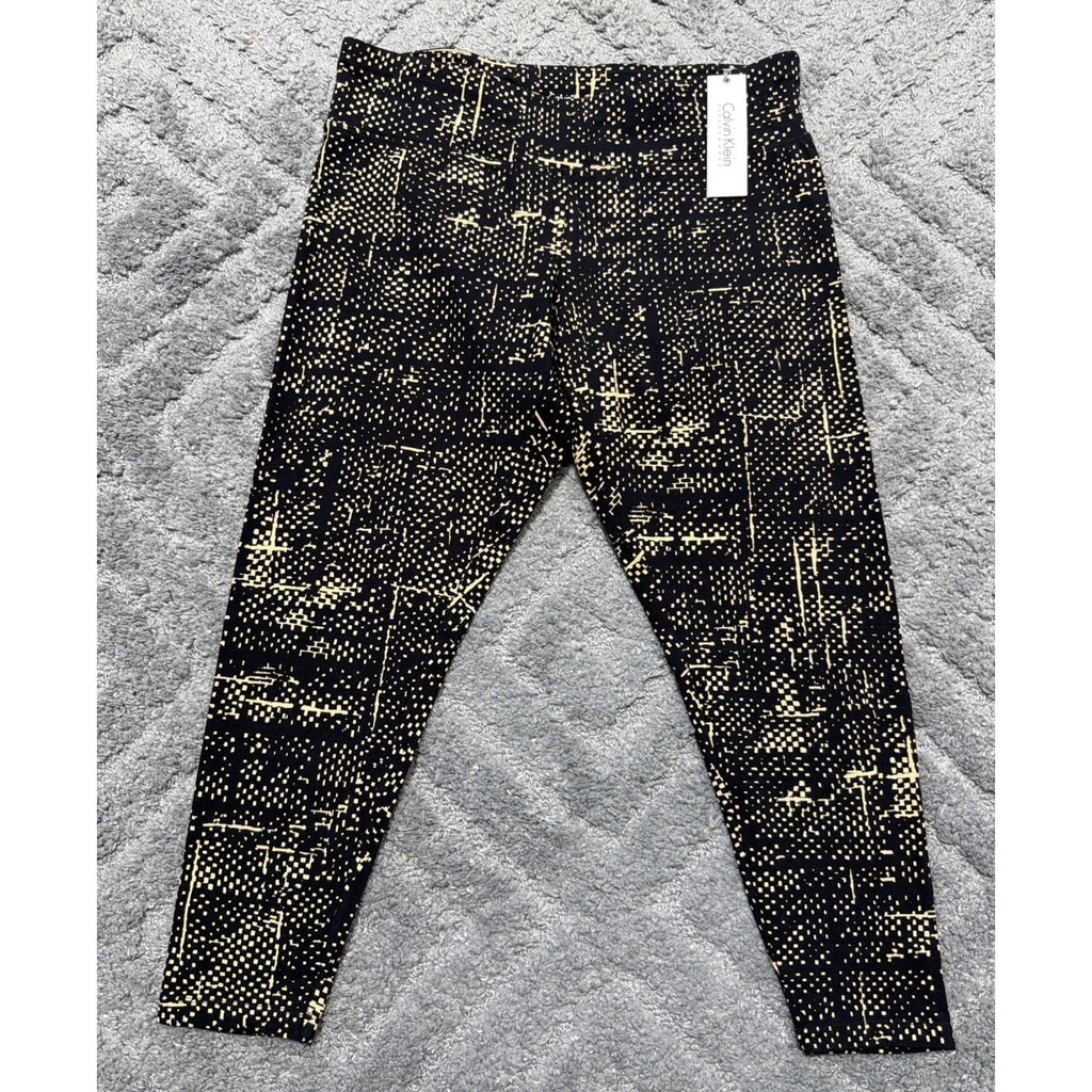 CALVIN KLEIN PERFORMANCE Cotton Spandx CROPPED PANT CAPRIS Size 0X PF5X7943 New