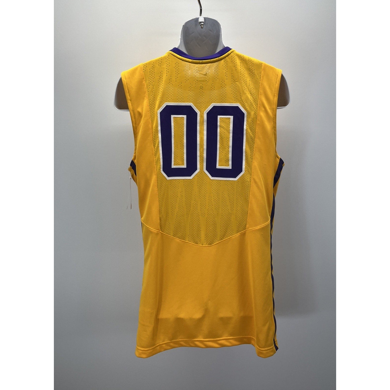 Nike Mens Basketball Jersey LSU Tigers #00 Large Sample Stitched Sewn NWT FS!