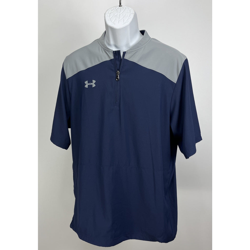 Under Armour Triump Cage Midnight Navy Storm Wind Shirt Men’s M
