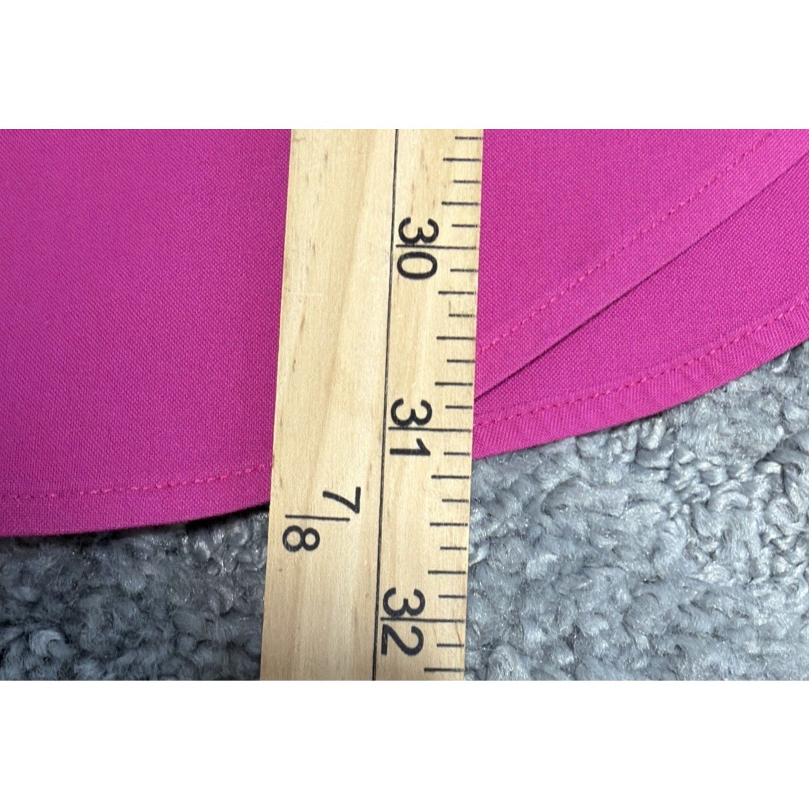 Foxcroft Non-Iron Tunic Blouse Womens Sz 8 Stretch Shaped Fit Pink