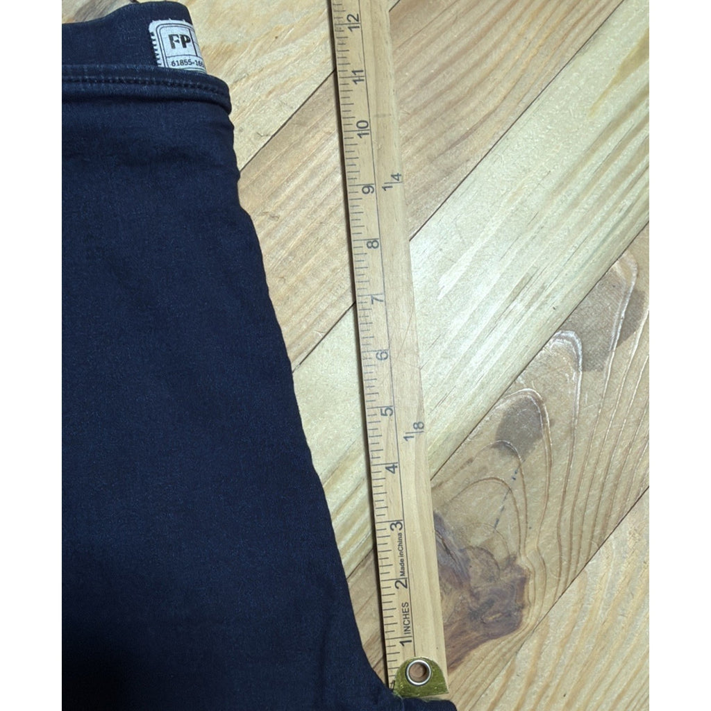 Free People Jeans Women's 30 Dark Blue Stretch Denim Pull On High Rise Skinny