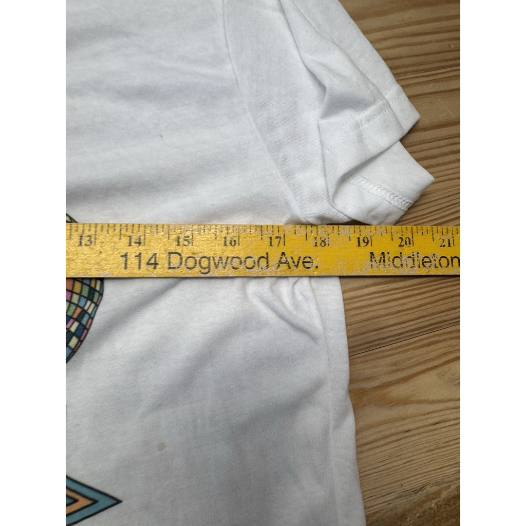 Modern Groove Summer Vibes T-Shirt Flamingo Beach Vacation Tee Women’s Small NWT