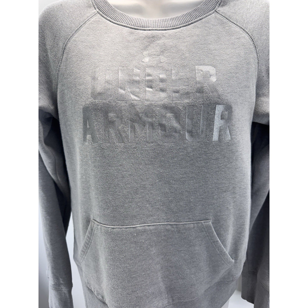 Under Armour Sweatshirt Women’s Small Grey Cold Gear Gray Pullover Pocket