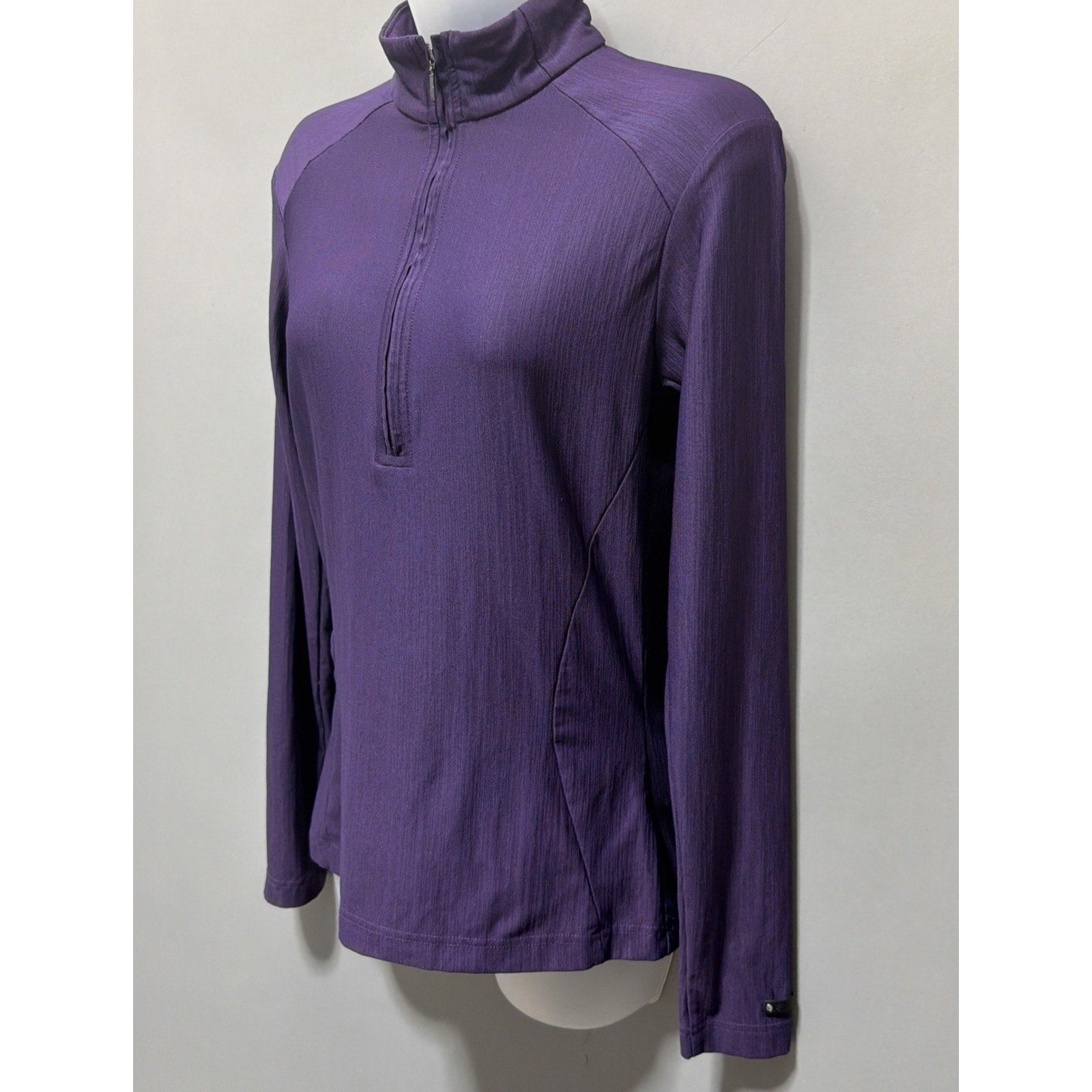 SPYDER Size 8 Womens Purple 1/2 Zip Freestyle Athletic Pullover