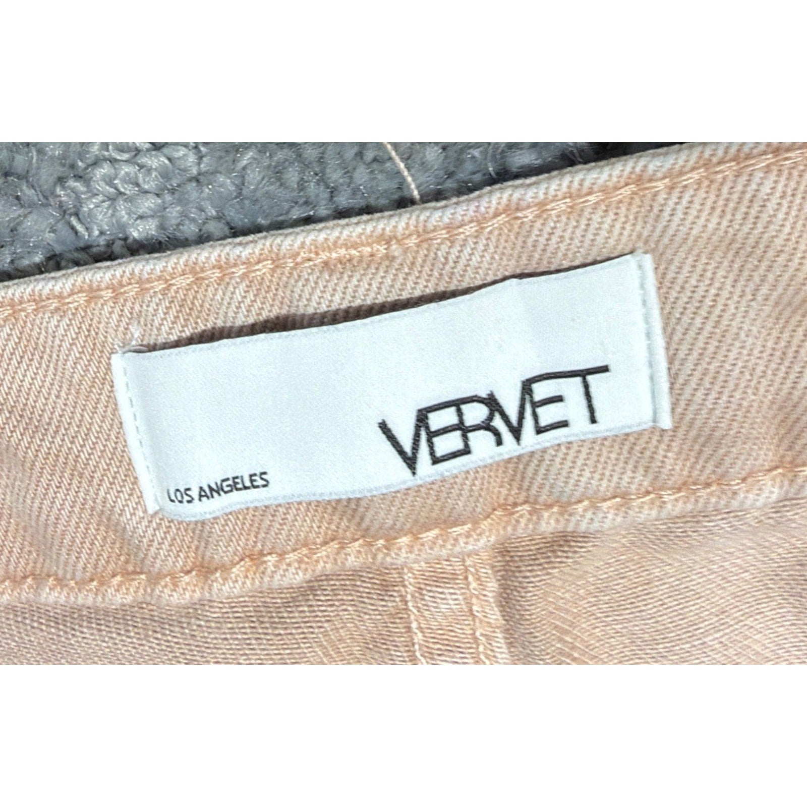 Distressed Jeans Vervet LA By Flying Monkey Raw Hem High Rise Denim Women’s 28