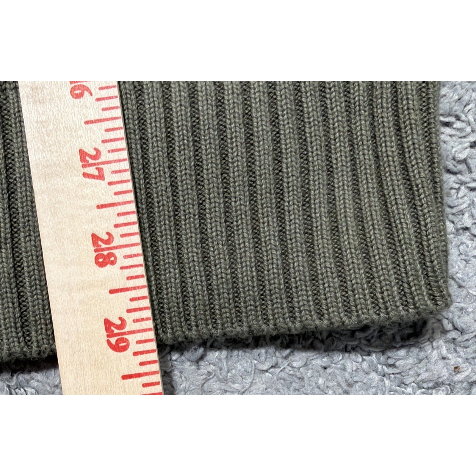 New Lands End Camp Pullover Sweater 100% Cotton Outdoors Men’s XXL 50-52 Green