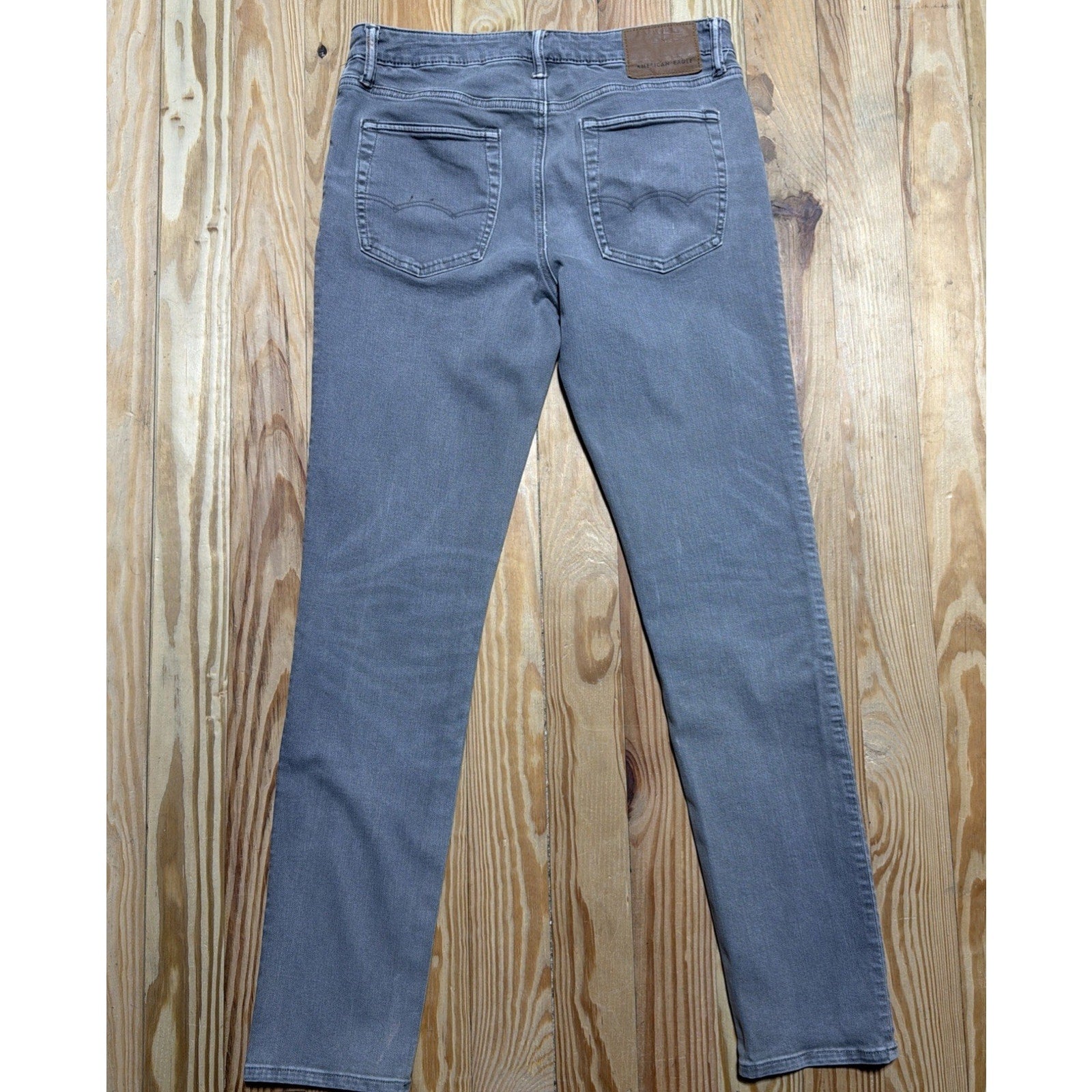 American Eagle Size 32x34 Gray denim Slim Straight Next Level Stretch