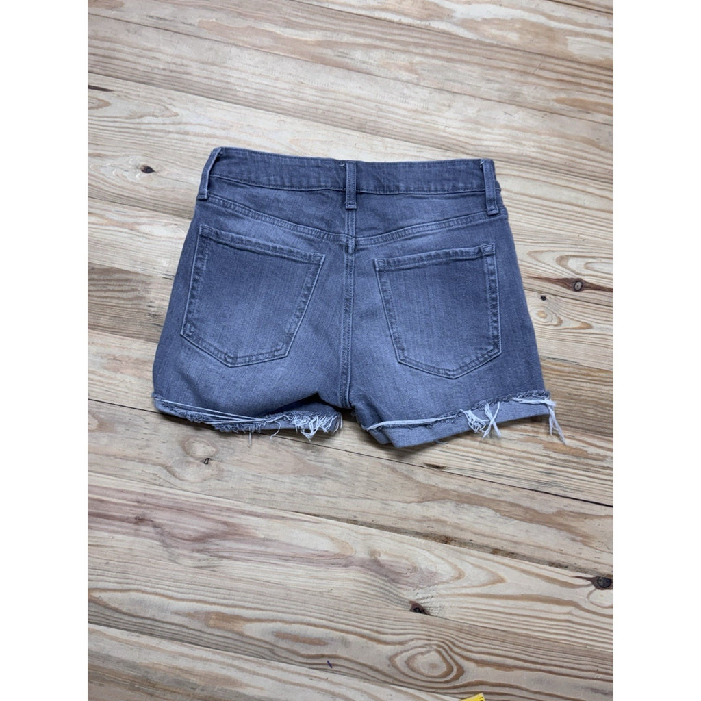 Old Navy High-Waisted O.G. Gray Cut-Off Jean Shorts for Women 3-inch inseam Sz 4