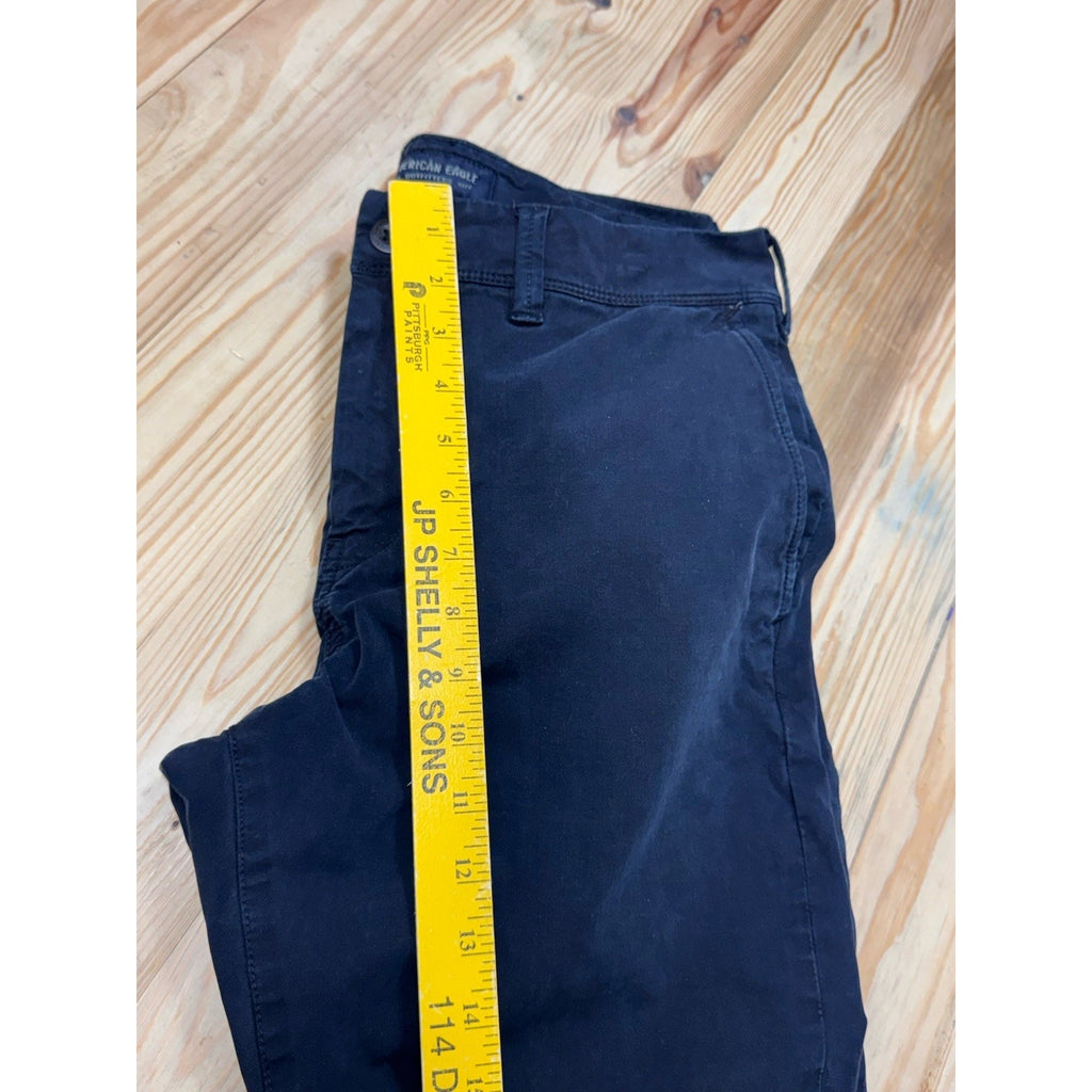 American Eagle 360 Extreme Flex 31x32 Pants Men's Navy Blue Slim Fit