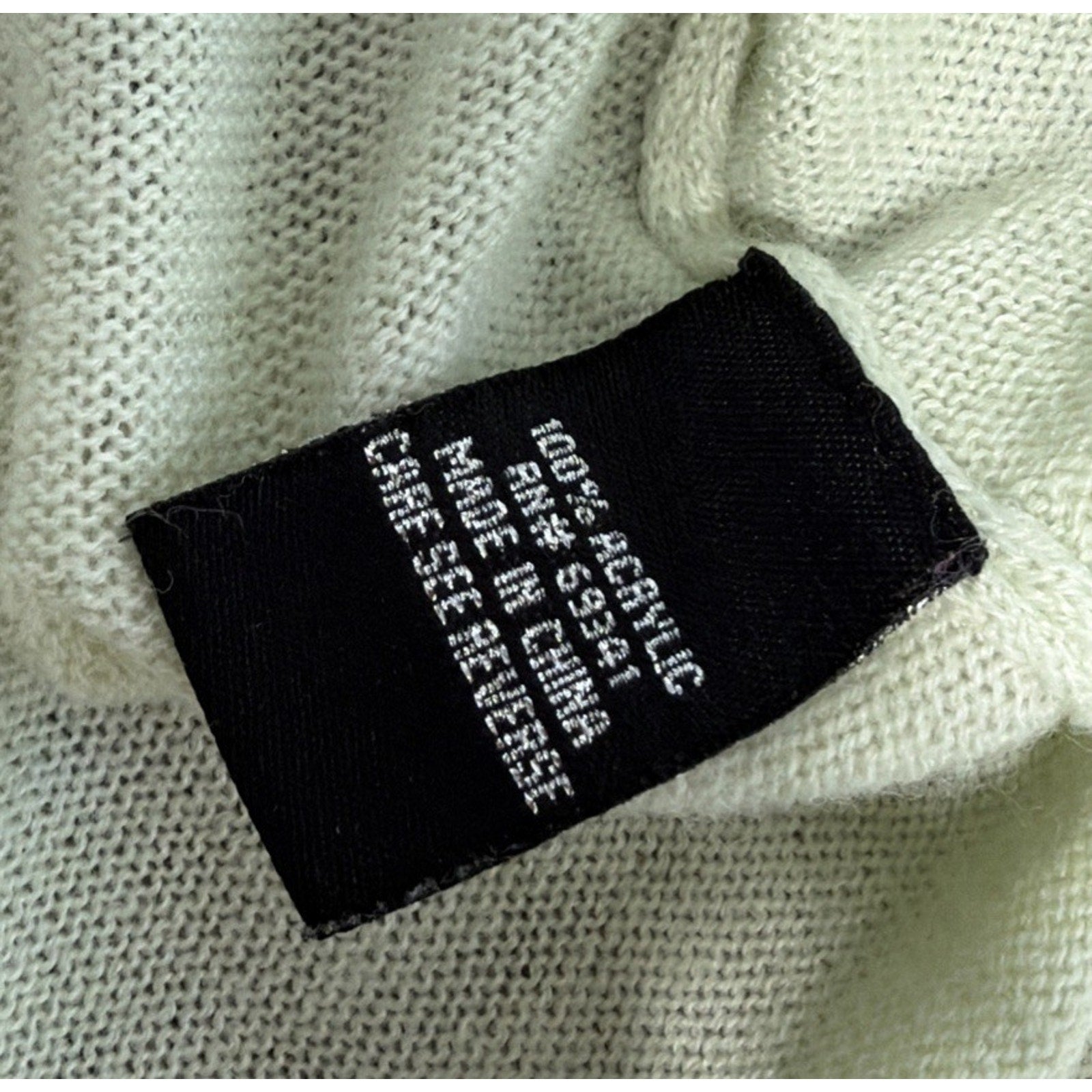 Vintage Lisa International 100% Acrylic Oversized Turtleneck Sweater Green M
